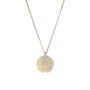 Tagua seed flower necklace